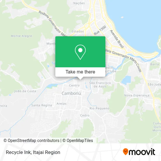 Recycle Ink map