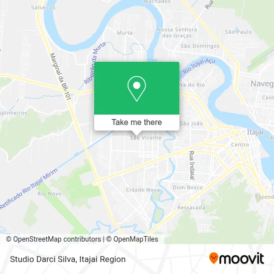 Studio Darci Silva map