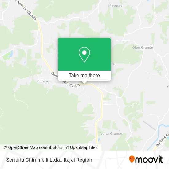 Serraria Chiminelli Ltda. map