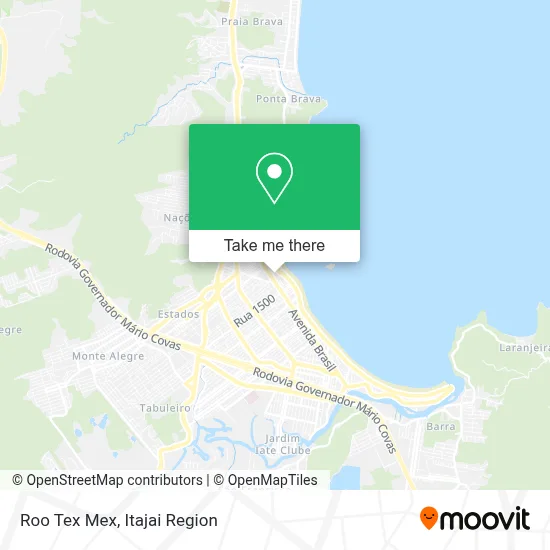 Roo Tex Mex map