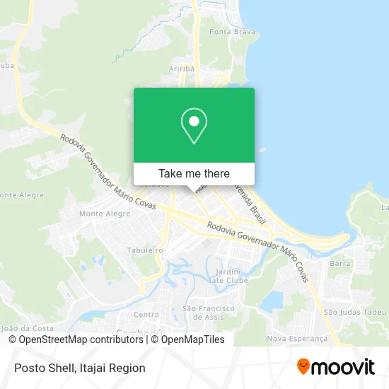 Posto Shell map