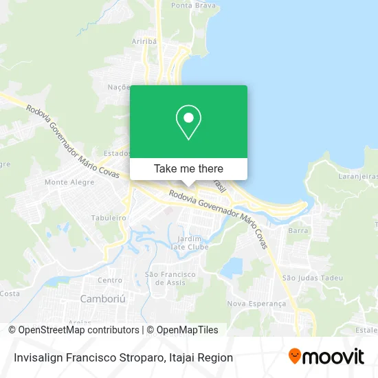 Invisalign Francisco Stroparo map