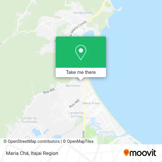 Maria Chá map