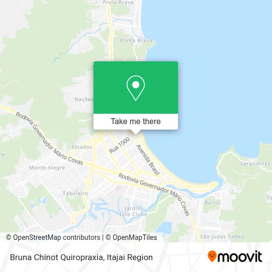 Bruna Chinot Quiropraxia map