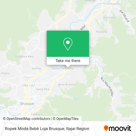 Ropek Moda Bebê Loja Brusque map