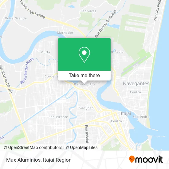 Max Aluminios map