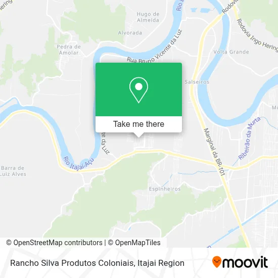 Rancho Silva Produtos Coloniais map
