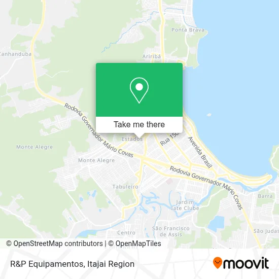 R&P Equipamentos map