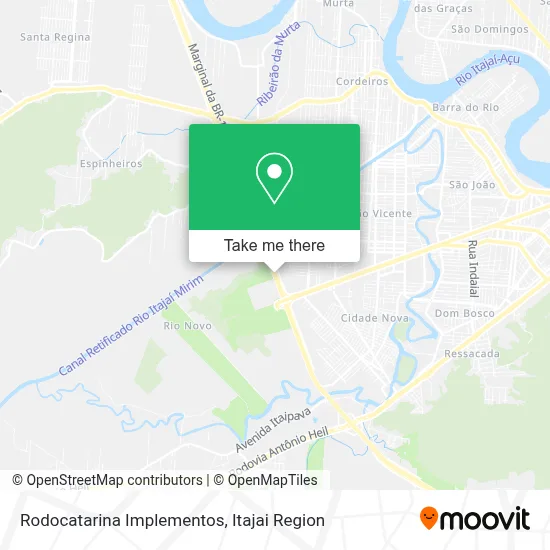 Rodocatarina Implementos map