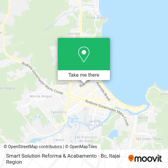 Smart Solution Reforma & Acabamento - Bc map