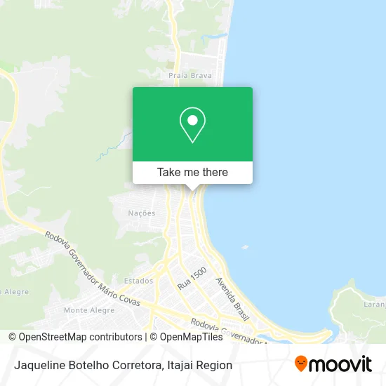 Jaqueline Botelho Corretora map