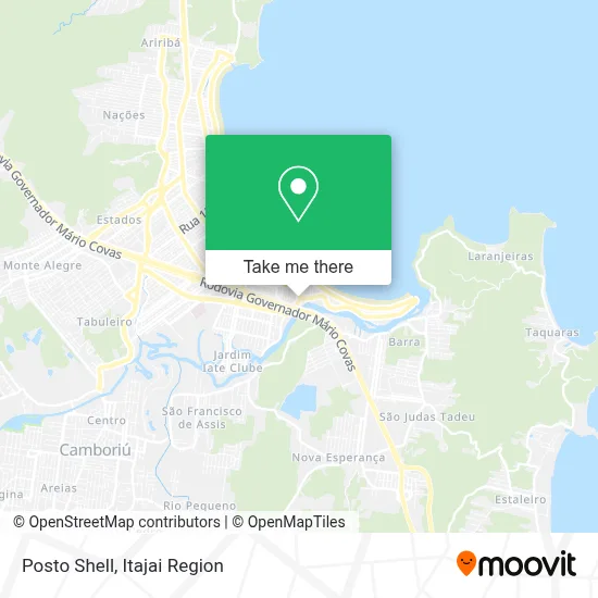 Posto Shell map
