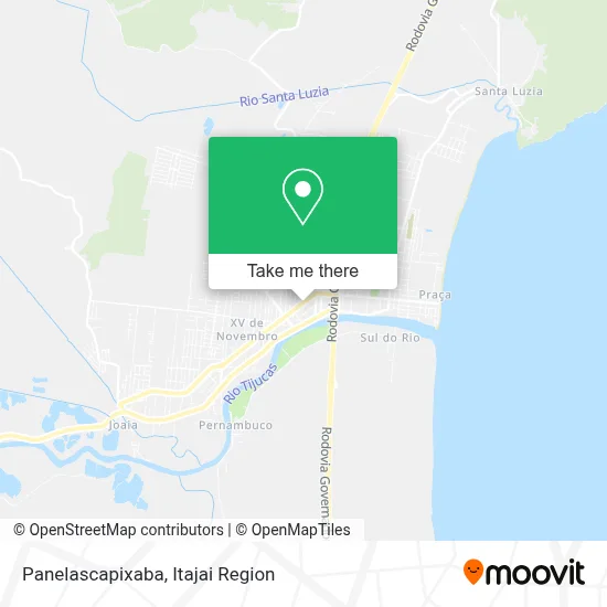 Panelascapixaba map