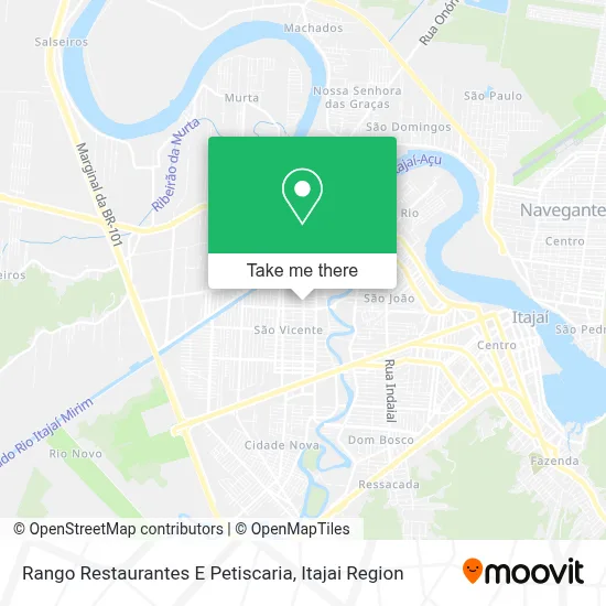 Rango Restaurantes E Petiscaria map