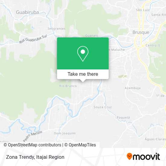Zona Trendy map