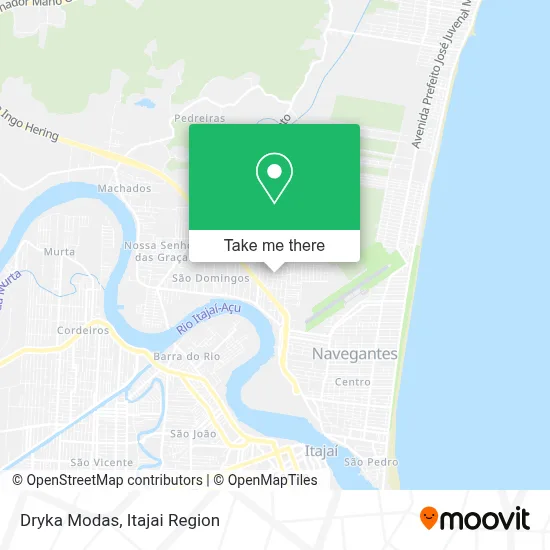 Dryka Modas map