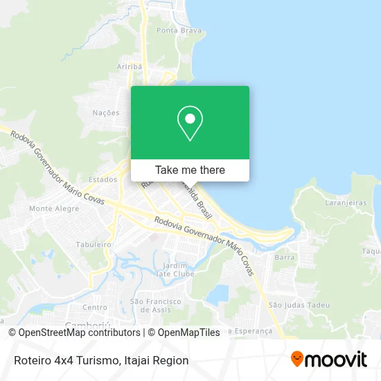 Roteiro 4x4 Turismo map