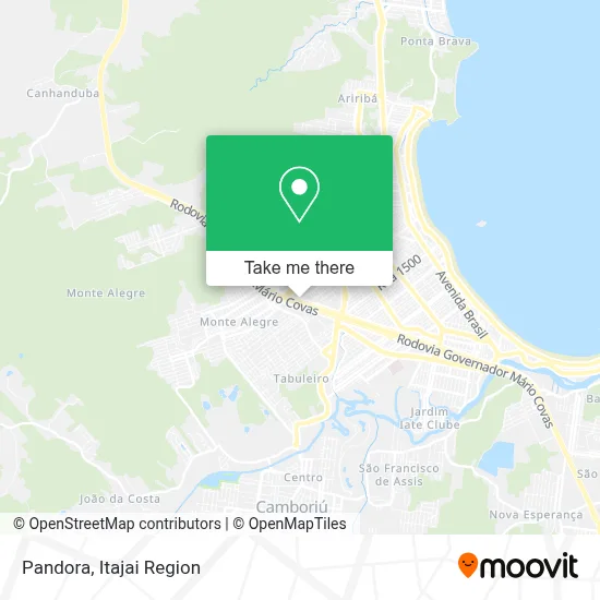Pandora map