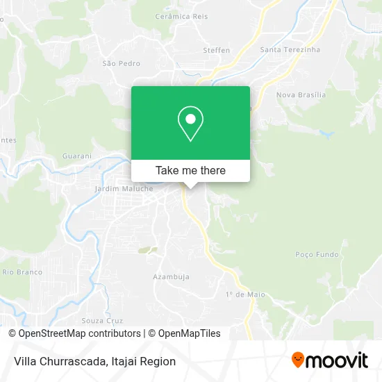Villa Churrascada map