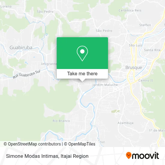 Simone Modas Intimas map