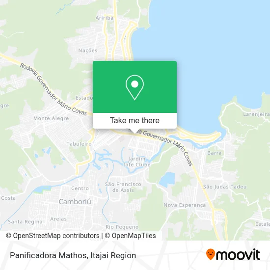 Panificadora Mathos map