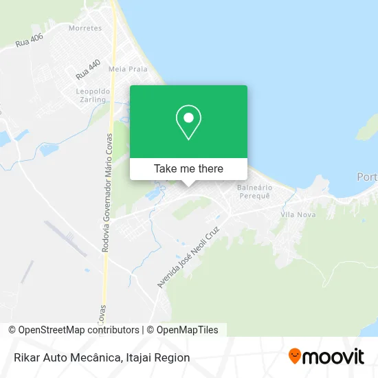 Rikar Auto Mecânica map