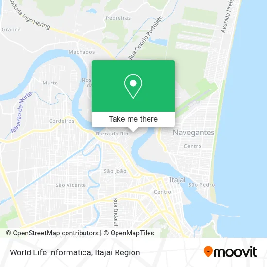 World Life Informatica map