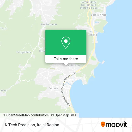 K-Tech Precision map