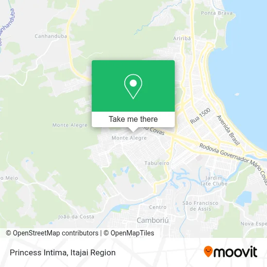 Princess Intima map