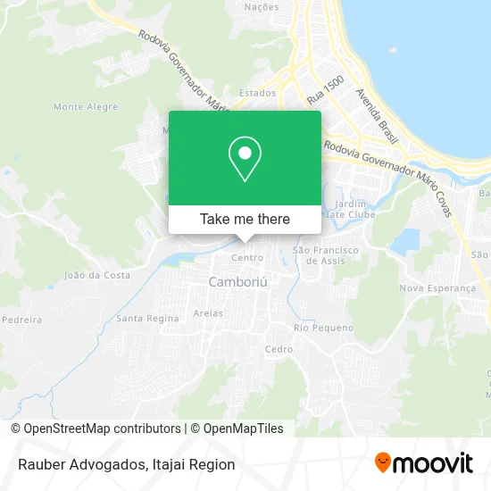 Rauber Advogados map