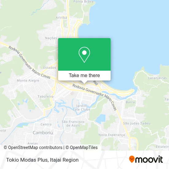 Tokio Modas Plus map