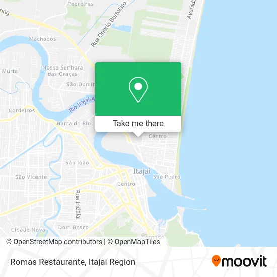 Romas Restaurante map