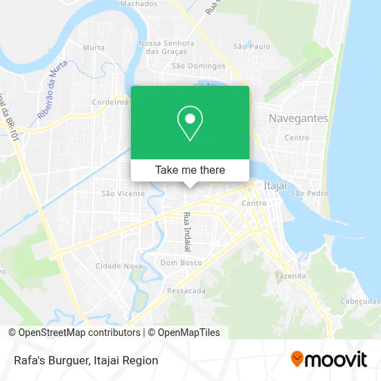 Rafa's Burguer map