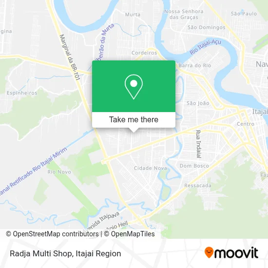 Radja Multi Shop map