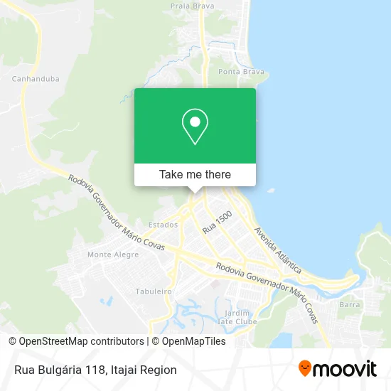 Rua Bulgária 118 map