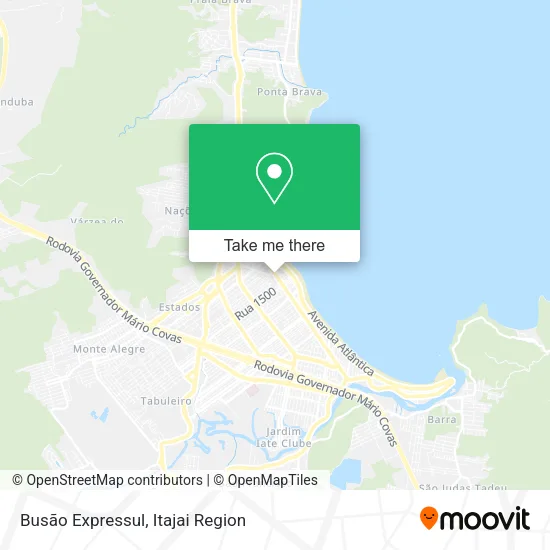 Busão Expressul map
