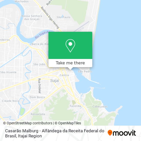 Casarão Malburg - Alfândega da Receita Federal do Brasil map