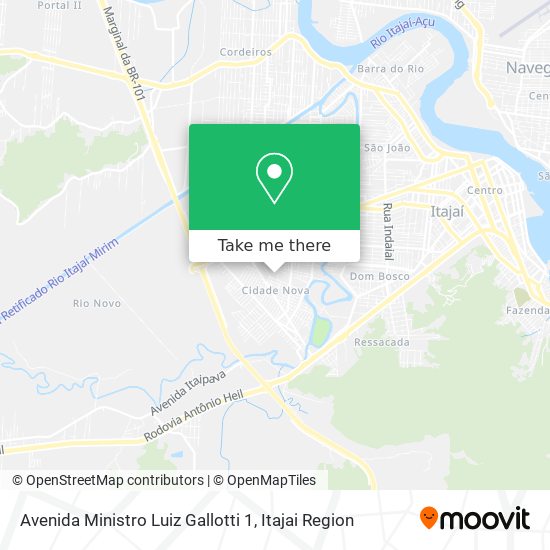 Avenida Ministro Luiz Gallotti 1 map