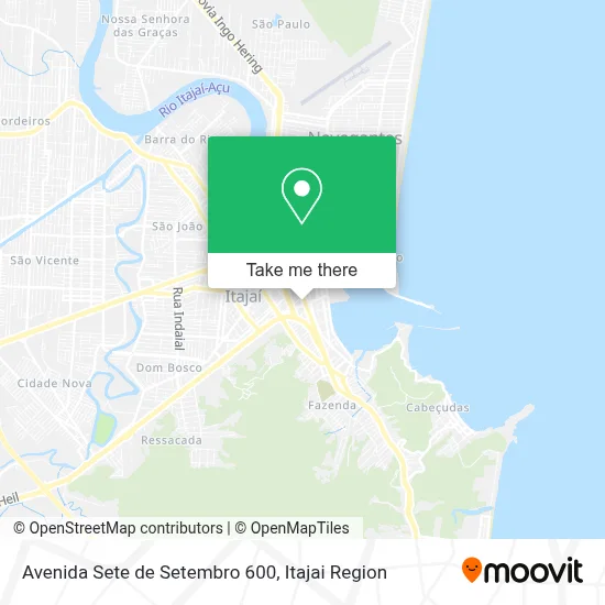 Avenida Sete de Setembro 600 map