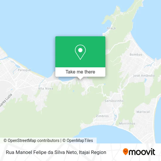 Rua Manoel Felipe da Silva Neto map