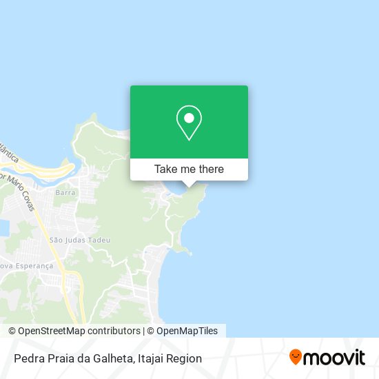 Pedra Praia da Galheta map