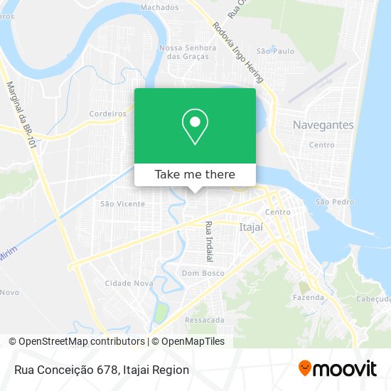 Rua Conceição 678 map