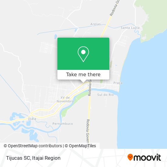 Tijucas SC map