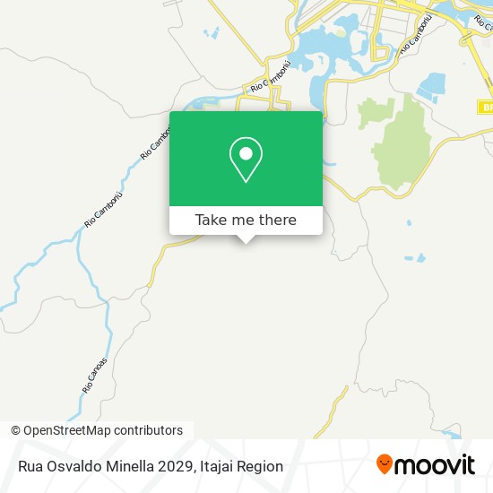 Mapa Rua Osvaldo Minella 2029