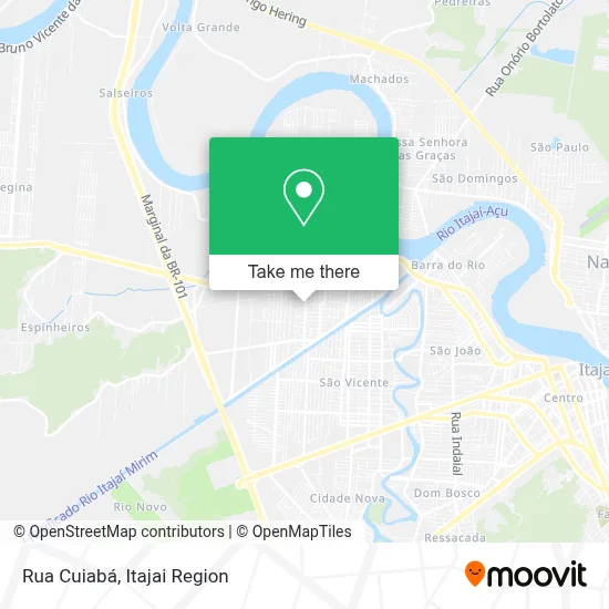 Rua Cuiabá map