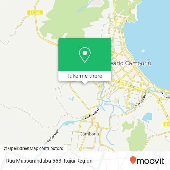 Mapa Rua Massaranduba 553