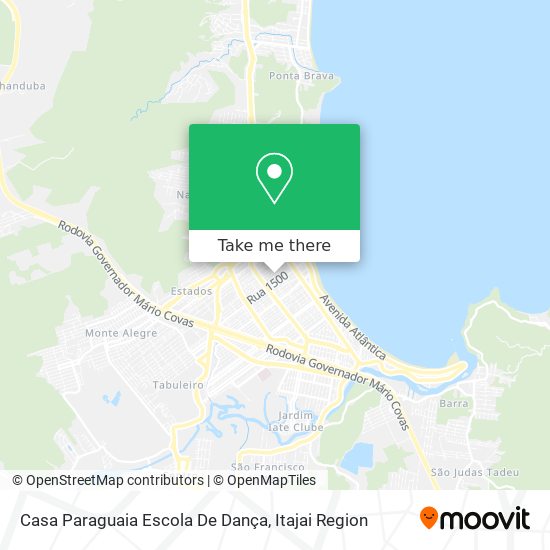 Mapa Casa Paraguaia Escola De Dança