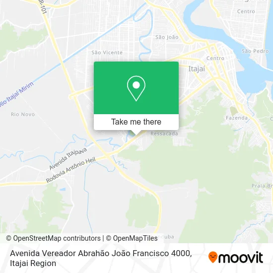 Avenida Vereador Abrahão João Francisco 4000 map