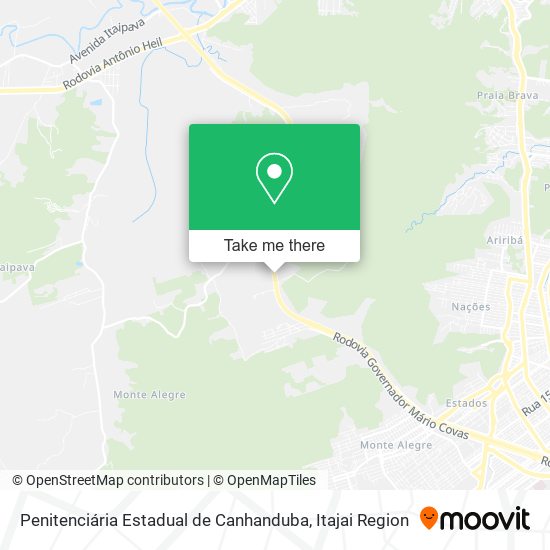 Penitenciária Estadual de Canhanduba map