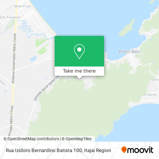 Rua Izidoro Bernardino Batista 100 map